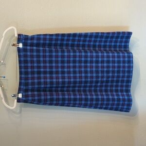Pendleton 100% Virgin Wool Tartan Plaid Midi Skirt Sz 12 Vintage Academia